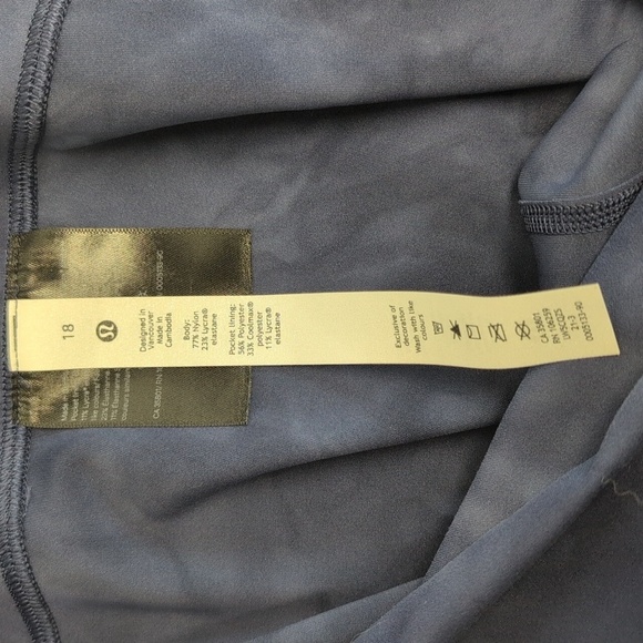 Lululemon Wunder Train High-Rise Tight 25" *Diamond Dye - Size 18 EUC - Picture 7 of 9